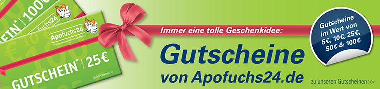 Gutscheine aus Ihrer Online Apotheke Apofuchs24.de